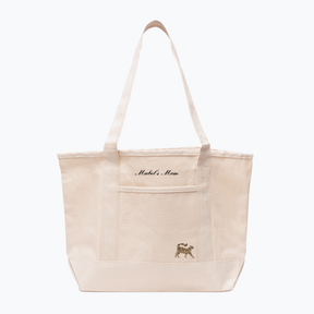 Custom Cat Mom Canvas Tote