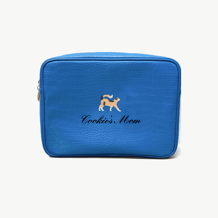 Custom Cat Mom Croc Pouch