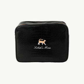 Cat Mom Small Croc Pouch