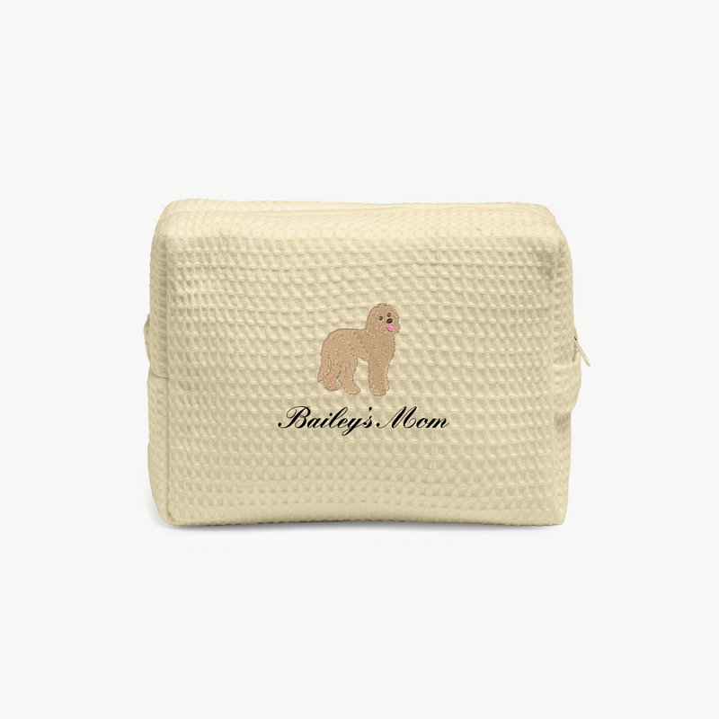 Custom Dog Mom Waffle Pouch