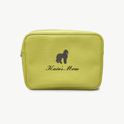Custom Dog Mom Croc Pouch