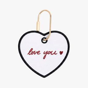 Custom Handwriting Heart Charm