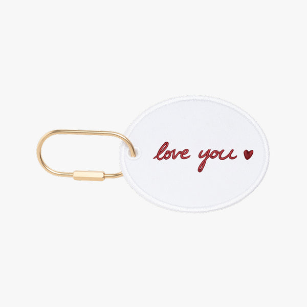 Handwriting Oval Charm