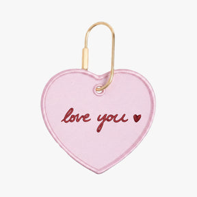 Custom Handwriting Heart Charm