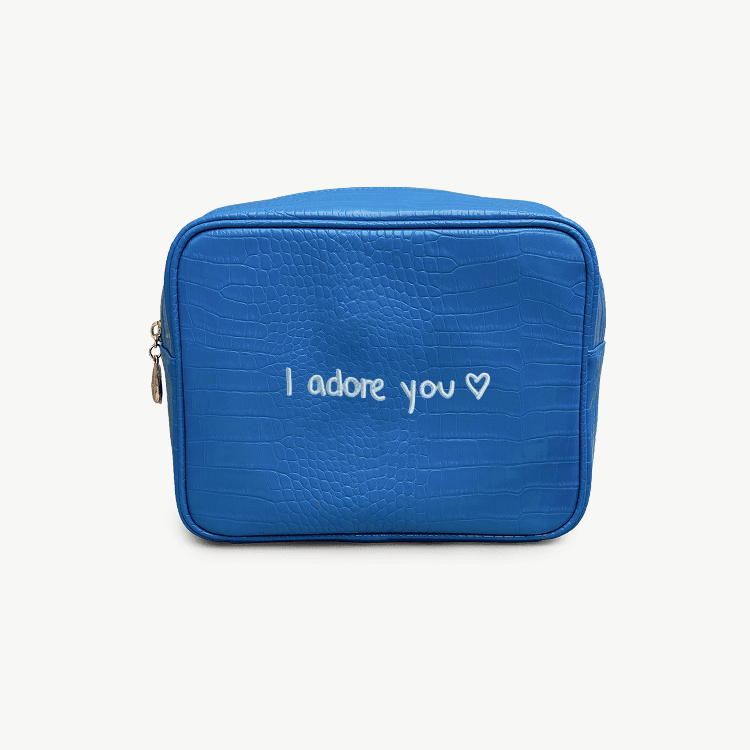 Custom Handwriting Small Croc Pouch