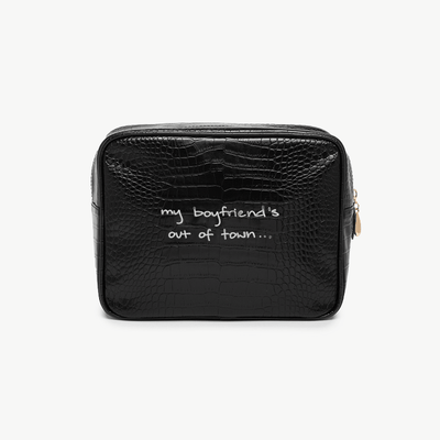 Custom Handwriting Small Croc Pouch