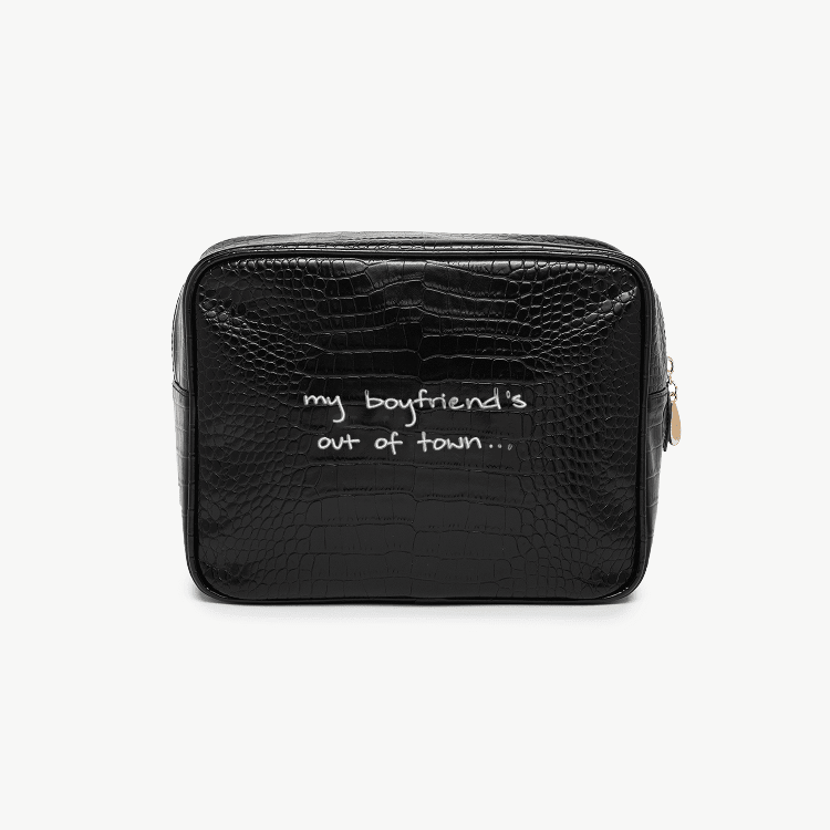Custom Handwriting Small Croc Pouch