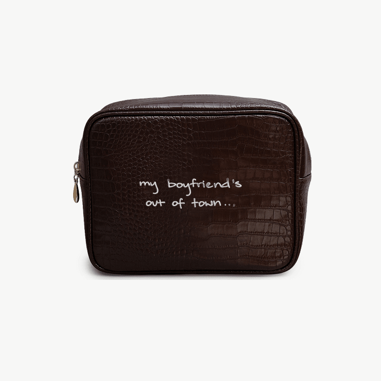 Custom Handwriting Small Croc Pouch