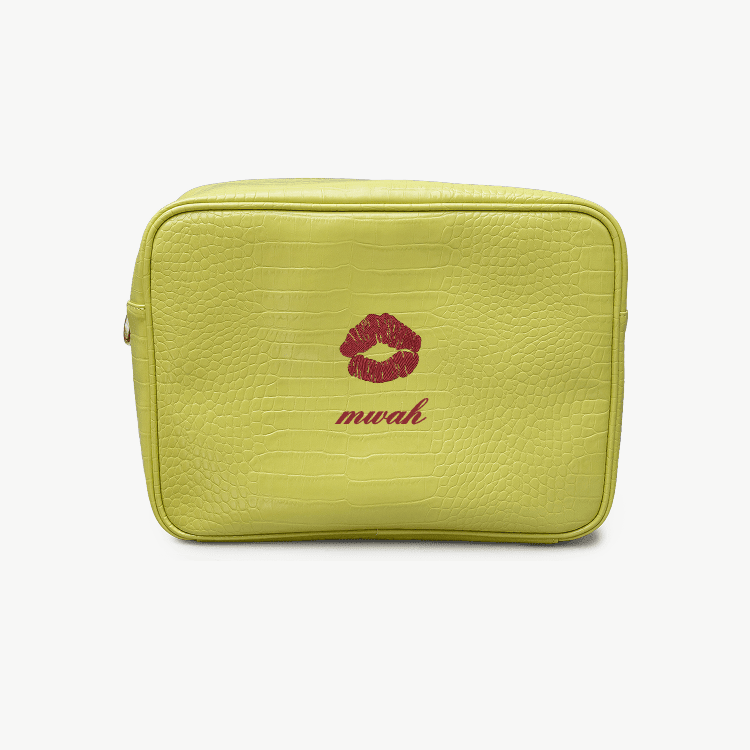 Custom Kiss Croc Pouch