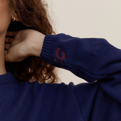 Custom Note Sweater Cuff