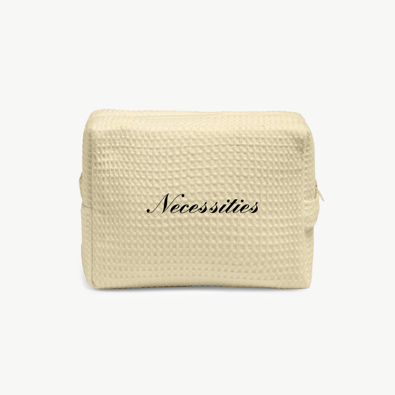 Custom Text Waffle Pouch