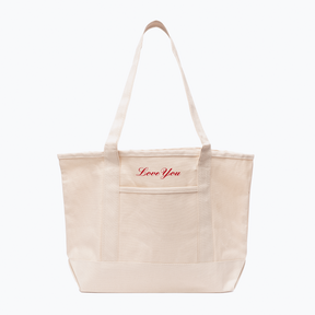 Custom Text Canvas Tote