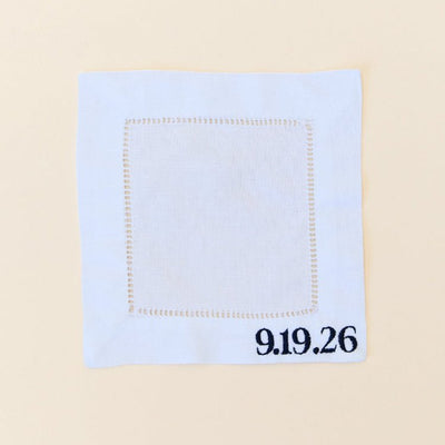 Custom Text Cocktail Napkin