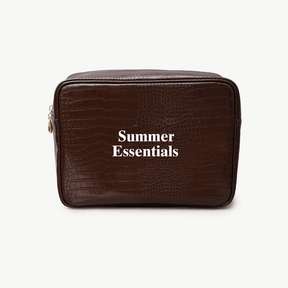 Custom Text Croc Pouch