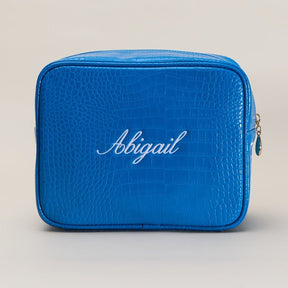 Custom Text Small Croc Pouch