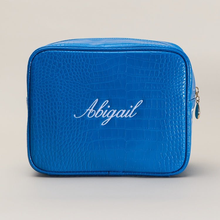 Name Small Croc Pouch