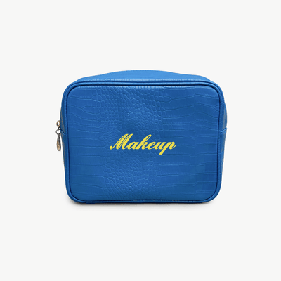 Custom Text Small Croc Pouch