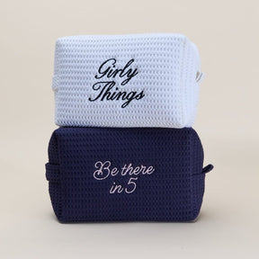 Custom Text Waffle Pouch