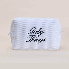 Custom Text Waffle Pouch