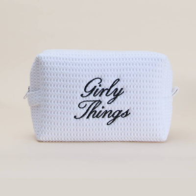 Custom Text Waffle Pouch
