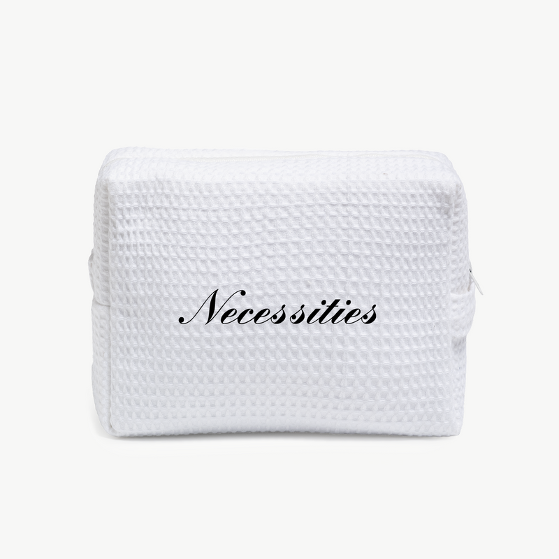 Custom Text Waffle Pouch