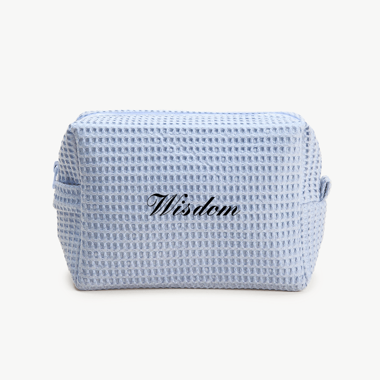 Custom Text Waffle Pouch