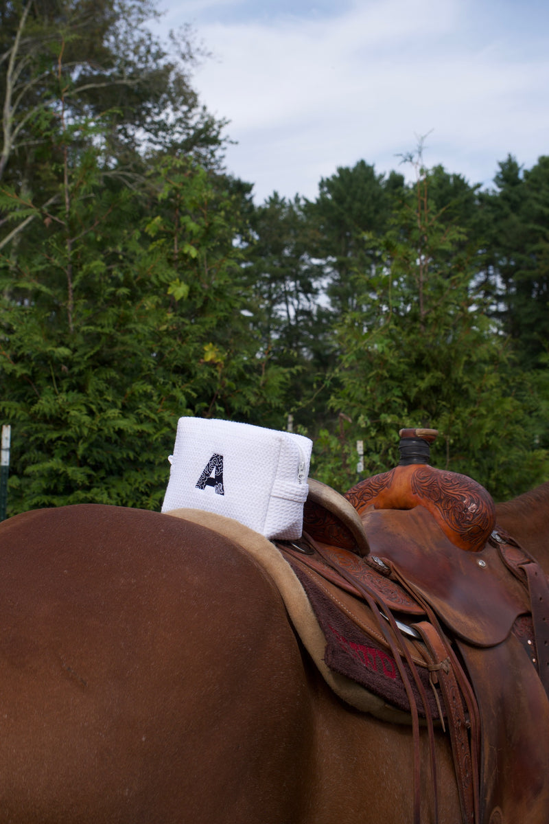 Bandana Initial Waffle Pouch