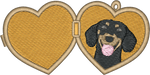 Black and Tan Shorthair Dachshund Locket