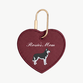 Dog Mom Heart Charm