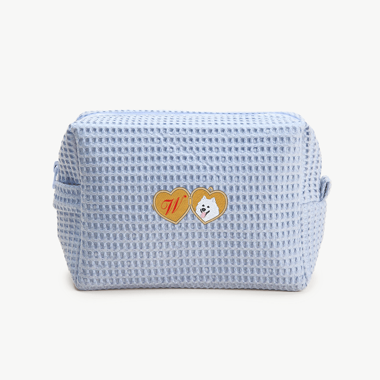 Dog Locket Waffle Pouch