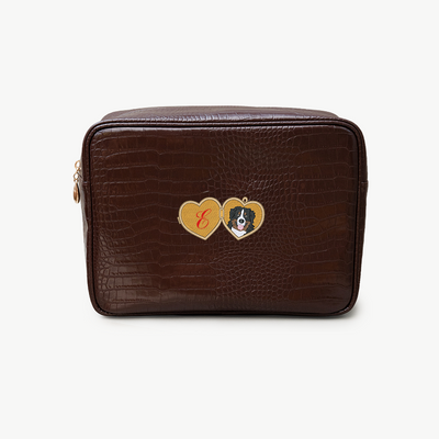 Dog Locket Croc Pouch