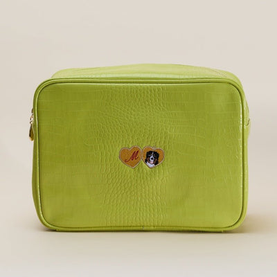 Dog Locket Small Croc Pouch