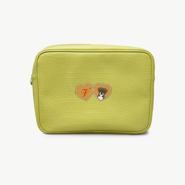 Dog Locket Croc Pouch