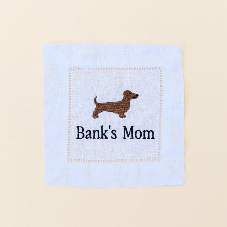 Dog Mom Cocktail Napkin