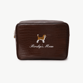 Dog Mom Croc Pouch