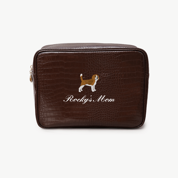 Dog Mom Croc Pouch