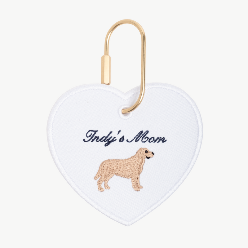 Dog Mom Heart Charm