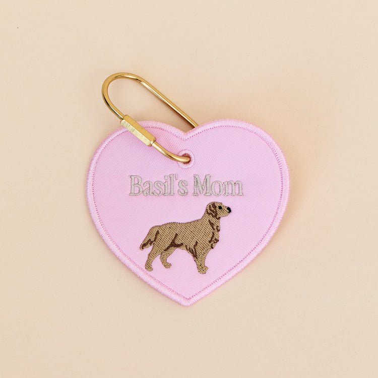 Dog Mom Heart Bag Tag | Abbode