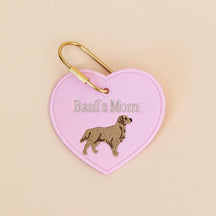 Dog Mom Heart Charm