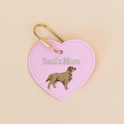 Dog Mom Heart Charm