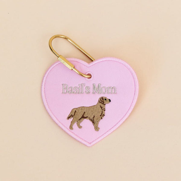 Dog Mom Heart Charm