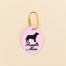 Dog Mom Oval Charm