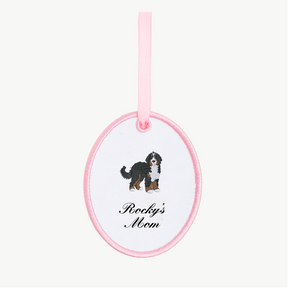 Dog Mom Oval Ornament