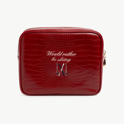 Winter Signature Small Croc Pouch