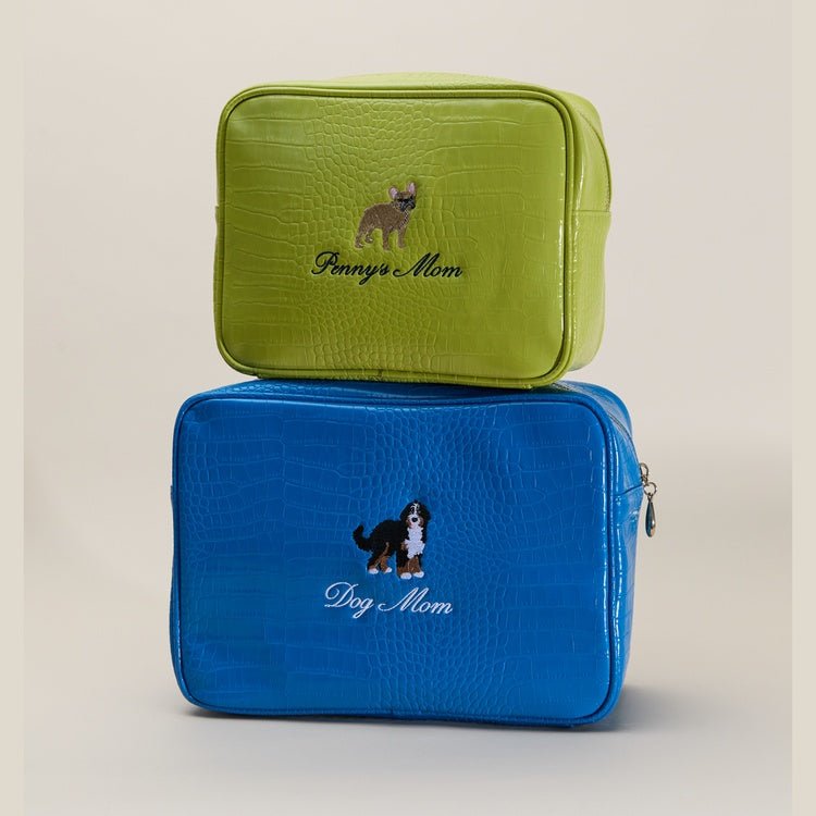 Dog Mom Croc Pouch