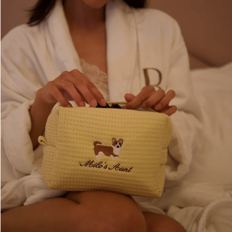 Dog Mom Waffle Pouch