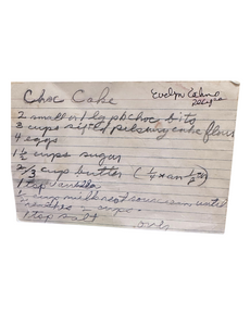 Recipe Tea Towel