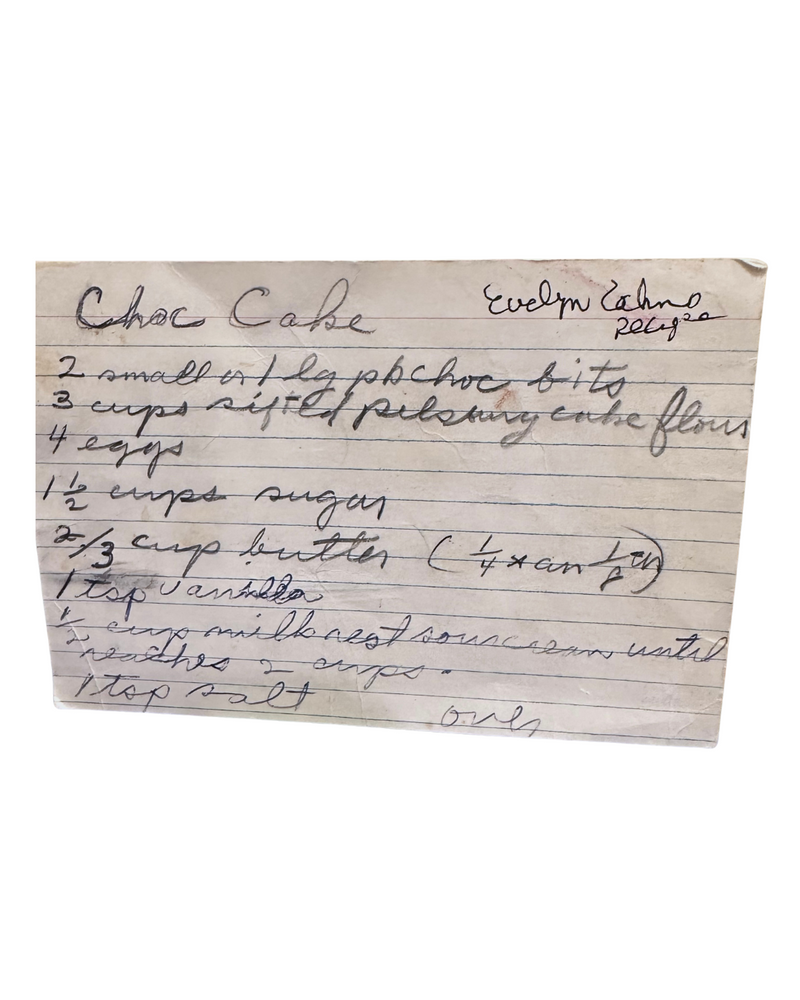 Recipe Tea Towel
