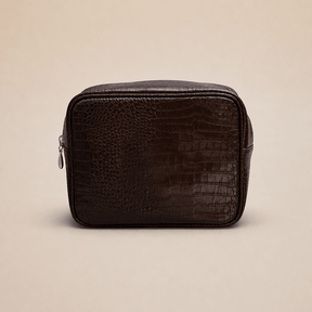 Cat Mom Small Croc Pouch