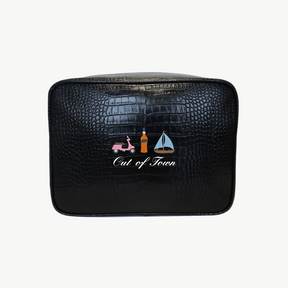 Essentials Small Croc Pouch